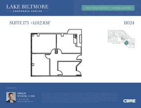 11022-11024 N 28th Dr, Phoenix, AZ à louer Plan d’étage– Image 1 sur 1