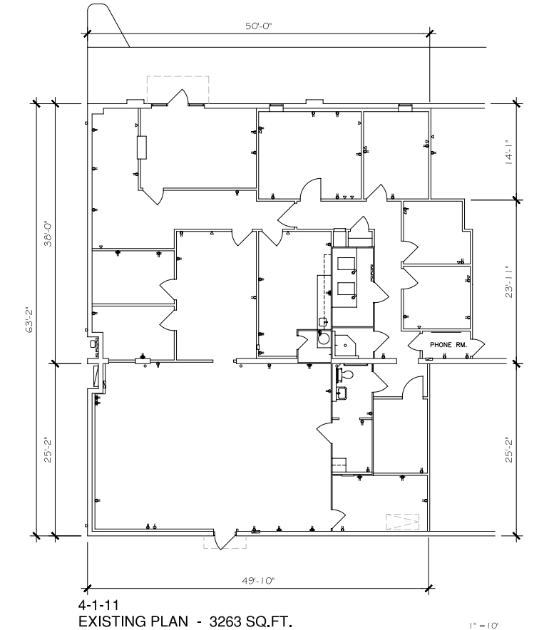 1612-1616 N Main Ave, San Antonio, TX à louer Plan d’étage– Image 1 sur 1