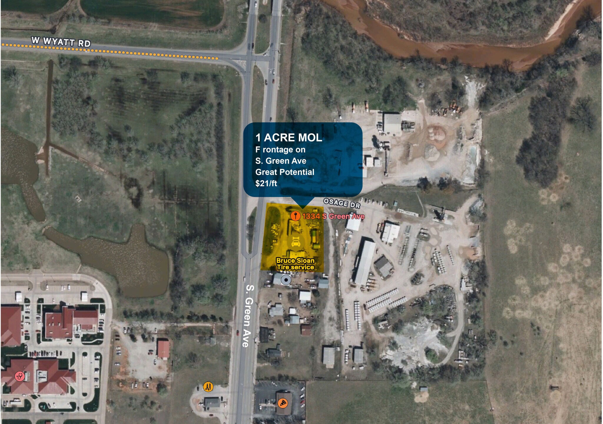 1334 S Green Ave, Purcell, OK à vendre Photo principale– Image 1 sur 2