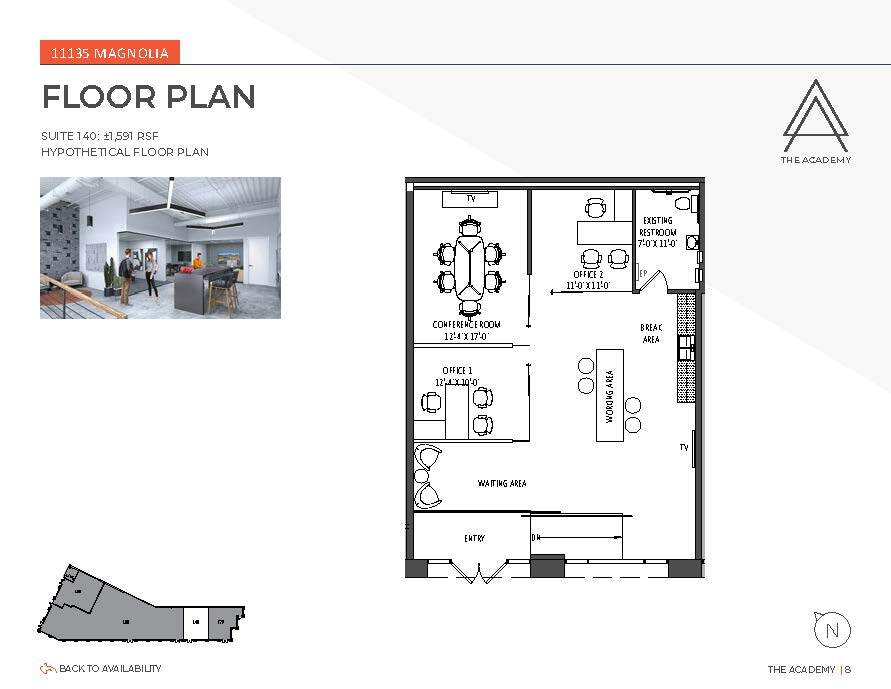 5200 Lankershim Blvd, North Hollywood, CA à louer Plan d’étage– Image 1 sur 1