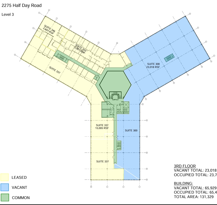 2275 Half Day Rd, Bannockburn, IL à vendre Plan d’étage– Image 1 sur 1