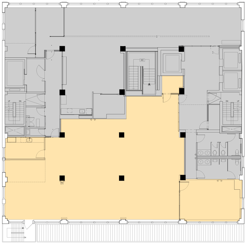 220 W 19th St, New York, NY à louer Plan d’étage– Image 1 sur 2