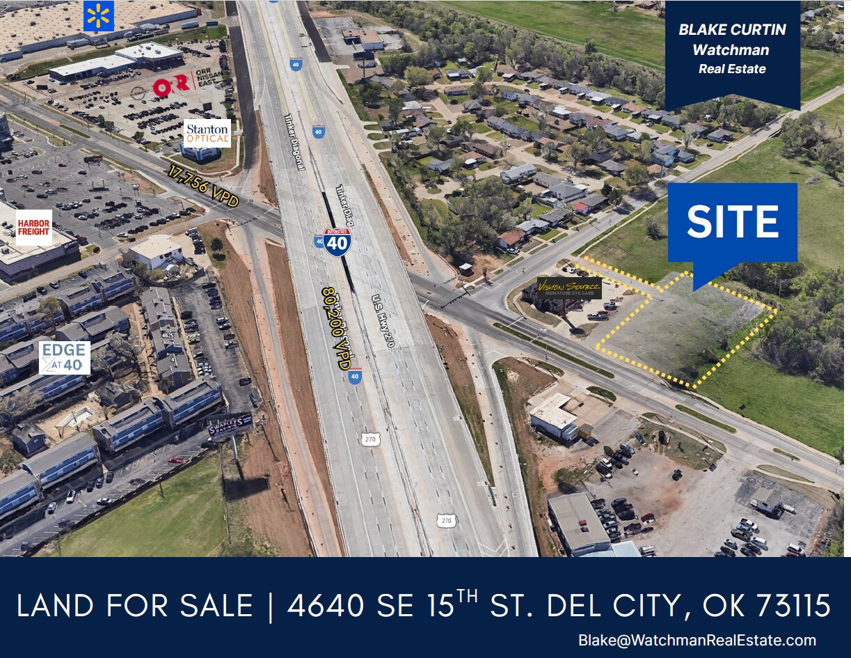 4640 SE 15th St, Del City, OK à vendre Aérien– Image 1 sur 2