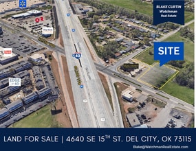 4640 SE 15th St, Del City, OK - Vue aérienne vue de carte