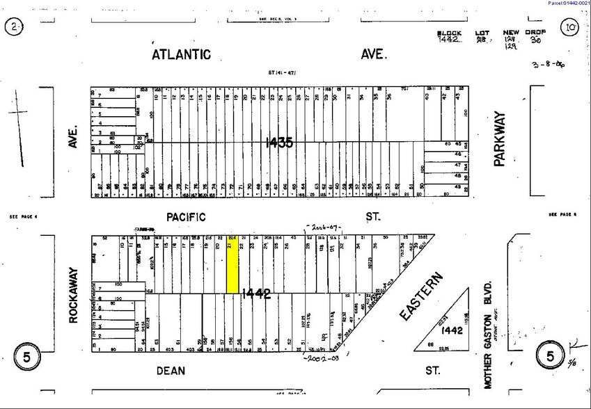 2240 Pacific St, Brooklyn, NY à vendre - Plan cadastral – Image 2 sur 3