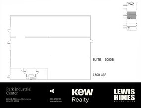 6000 E 58th Ave, Commerce City, CO à louer Plan de site– Image 1 sur 5