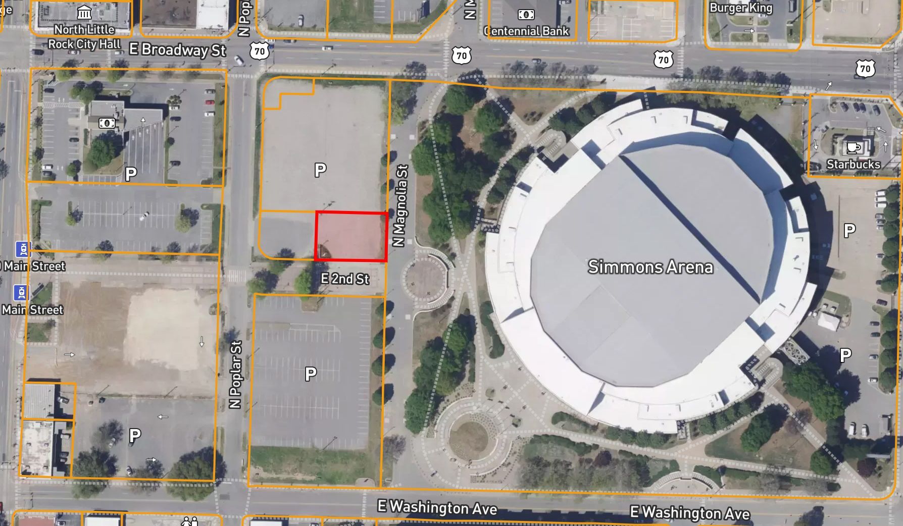 230 E Broadway St, North Little Rock, AR à vendre Aérien– Image 1 sur 9