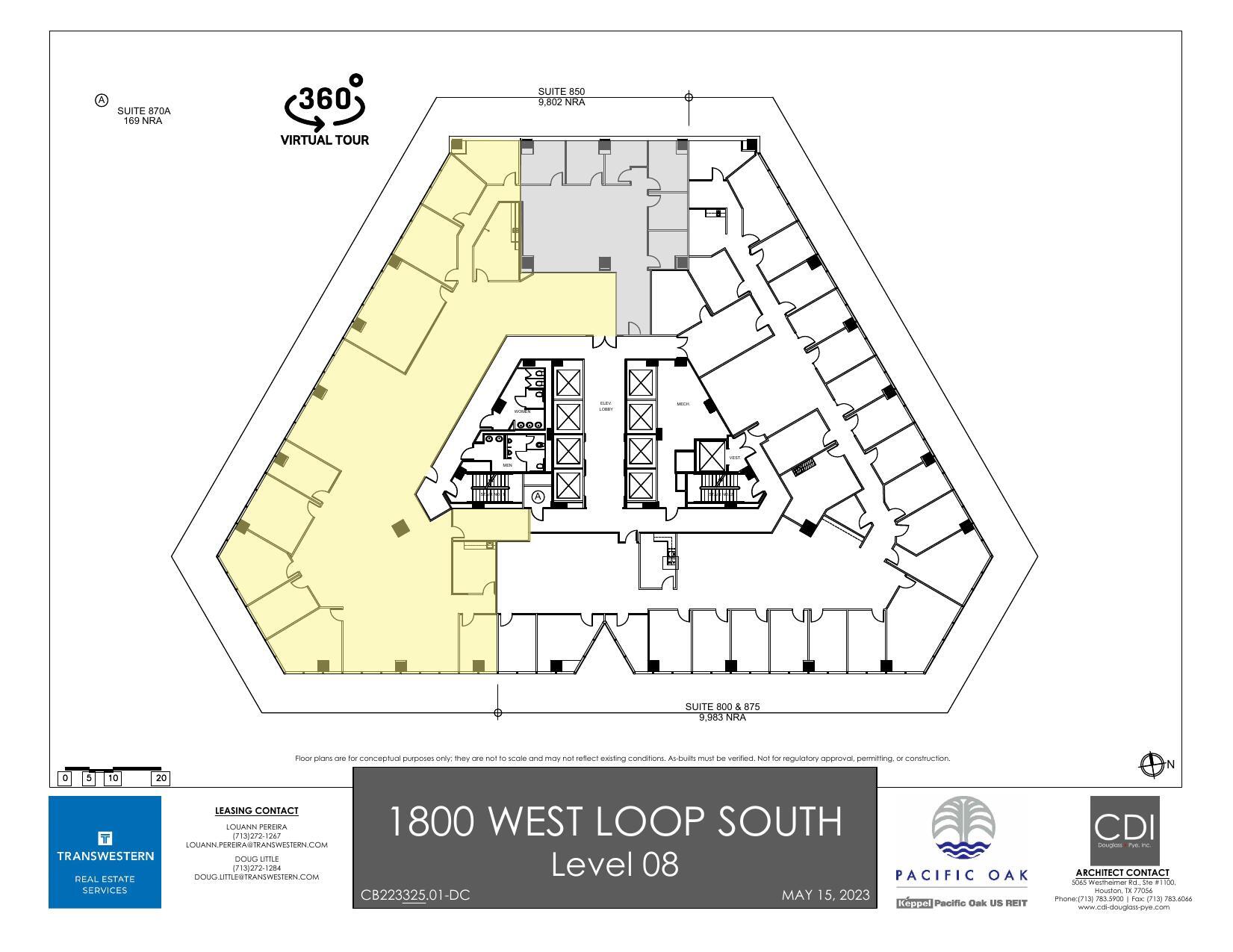 1800 West Loop S, Houston, TX à louer Plan d’étage– Image 1 sur 1