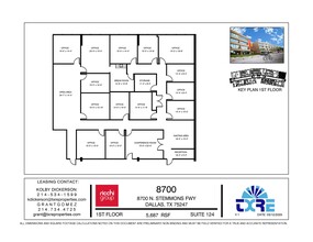 8700 N Stemmons Fwy, Dallas, TX à louer Plan d’étage– Image 1 sur 1