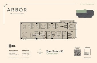 51 W 3rd St, Tempe, AZ à louer Plan d’étage– Image 1 sur 1