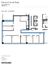 3400 E Bayaud Ave, Denver, CO à louer Plan d’étage– Image 1 sur 1