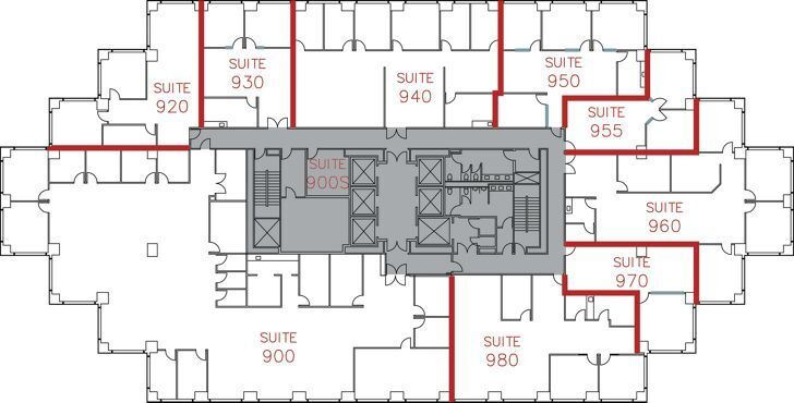300 Spectrum Center Dr, Irvine, CA à louer Plan d’étage– Image 1 sur 1