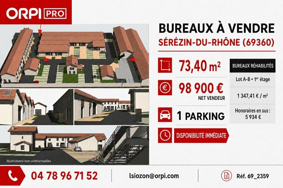 Bureau dans Serezin Du Rhone à vendre Photo de l’immeuble– Image 1 sur 7