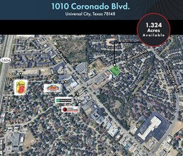 1010 Coronado Blvd, Universal City, TX - VUE AÉRIENNE  vue de carte - Image1