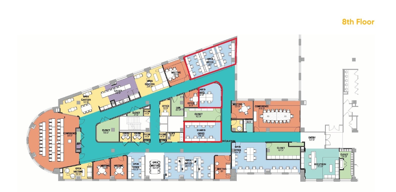370 L'Enfant Plz SW, Washington, DC à louer Plan d’étage– Image 1 sur 5