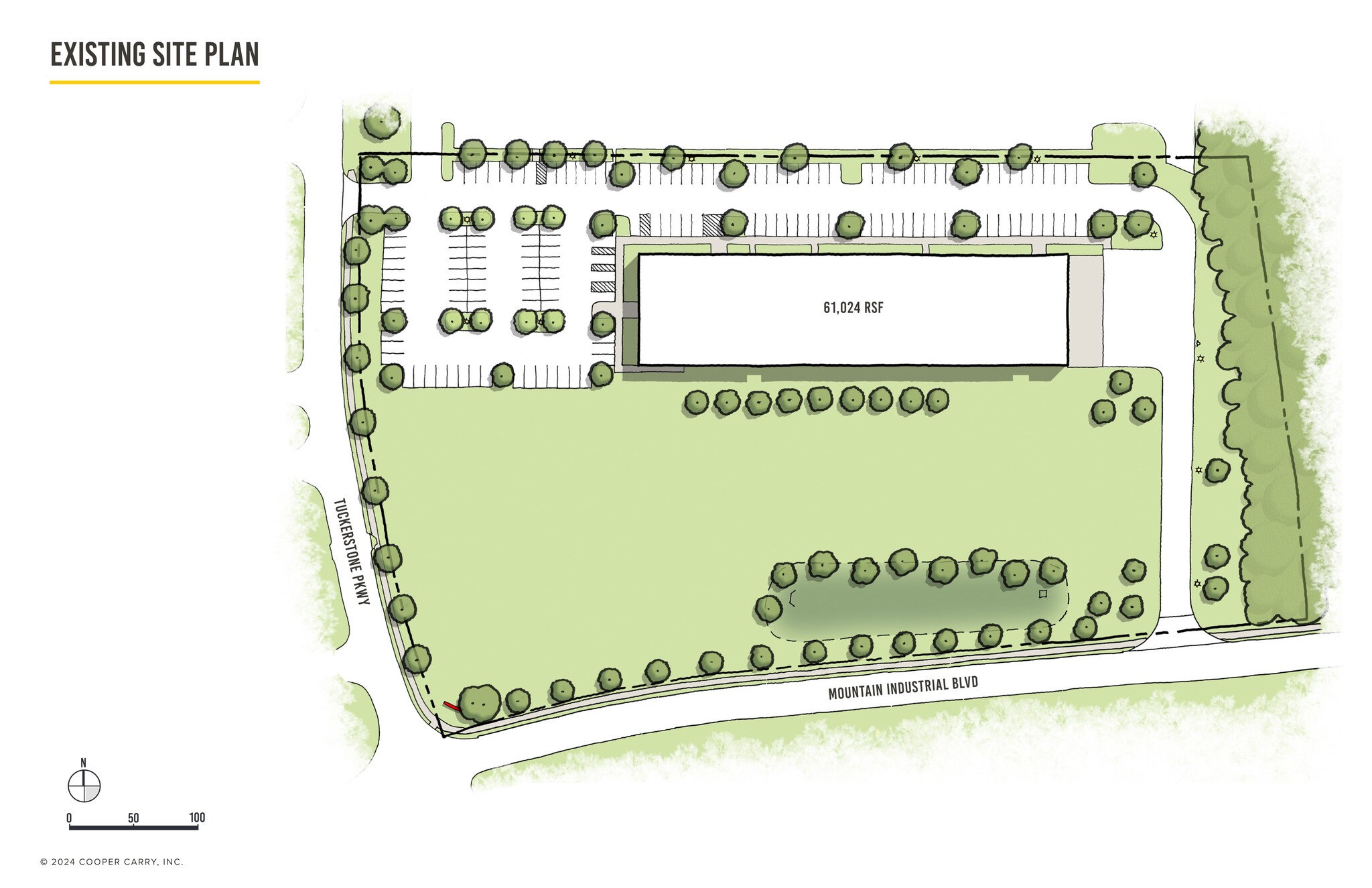 2460 Mountain Industrial Blvd, Tucker, GA à louer Plan de site– Image 1 sur 2