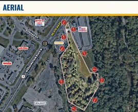 9205 N Washington Blvd, Laurel, MD - Vue aérienne  vue de carte