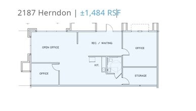 2101 Herndon Ave, Clovis, CA à louer Plan d’étage– Image 1 sur 1