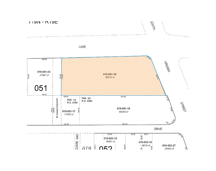 1901 S Virginia St, Reno, NV à vendre - Plan cadastral – Image 2 sur 5