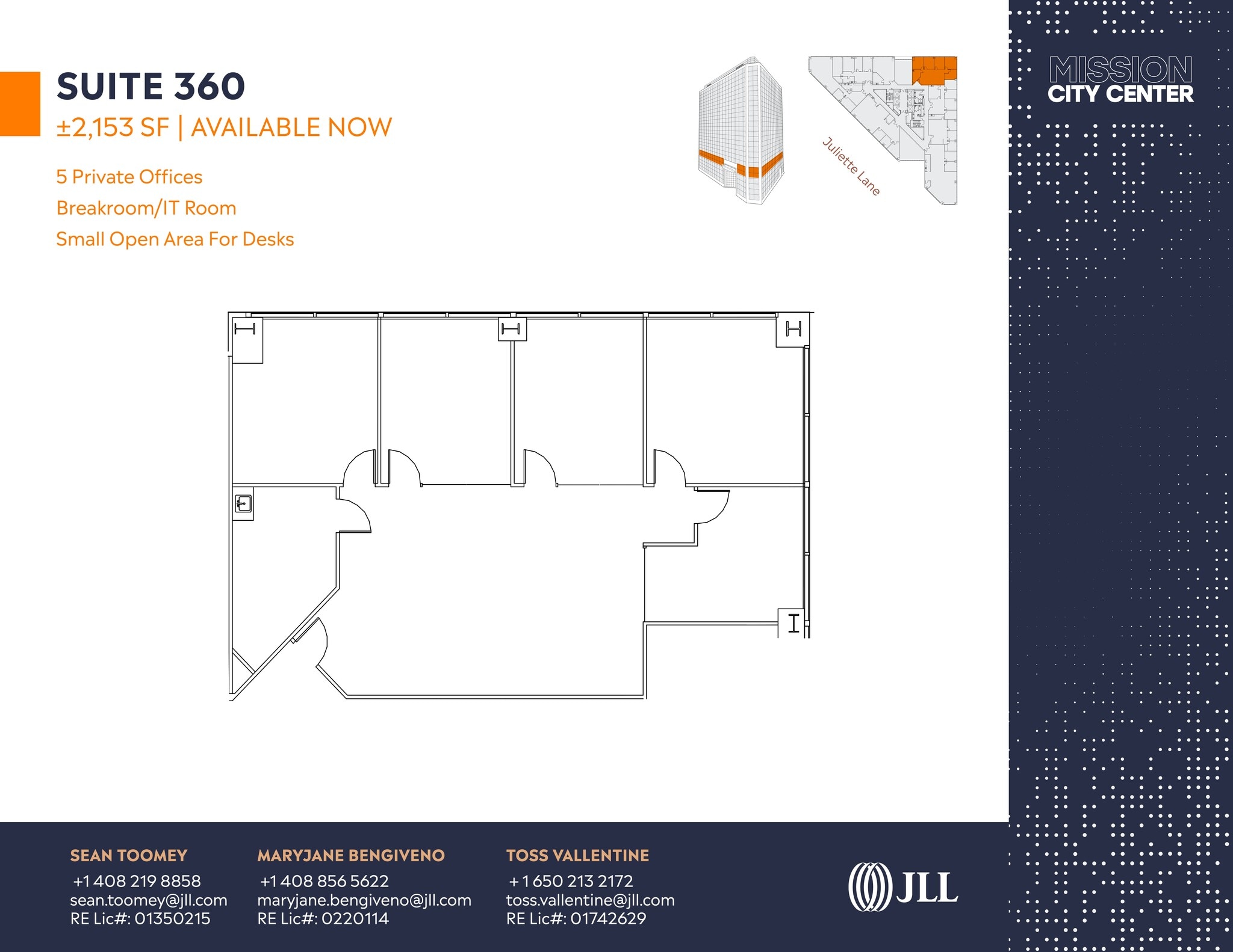 2350 Mission College Blvd, Santa Clara, CA à louer Plan de site– Image 1 sur 1