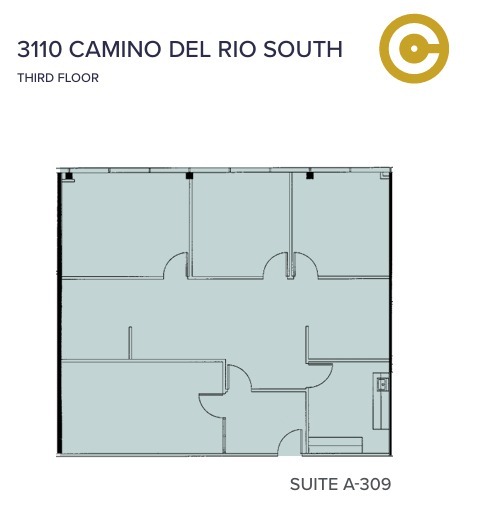 3110 Camino del Rio S, San Diego, CA à louer Plan d’étage– Image 1 sur 1