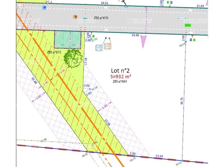 Terrain dans Crevin à vendre - Plan d’étage – Image 3 sur 7