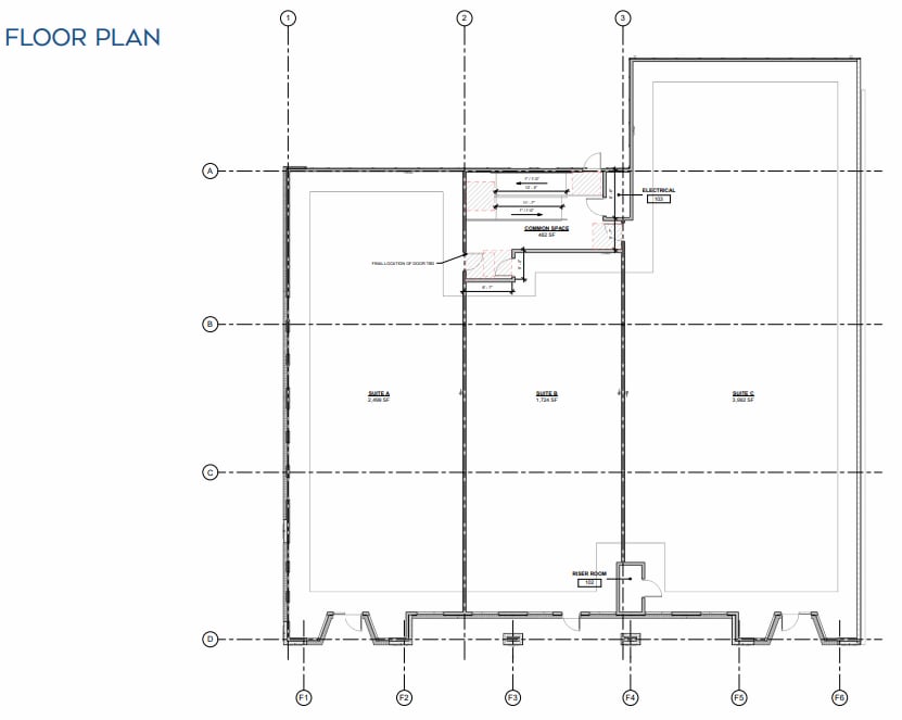 101 S Main St, Fountain Inn, SC à louer Plan d’étage– Image 1 sur 1
