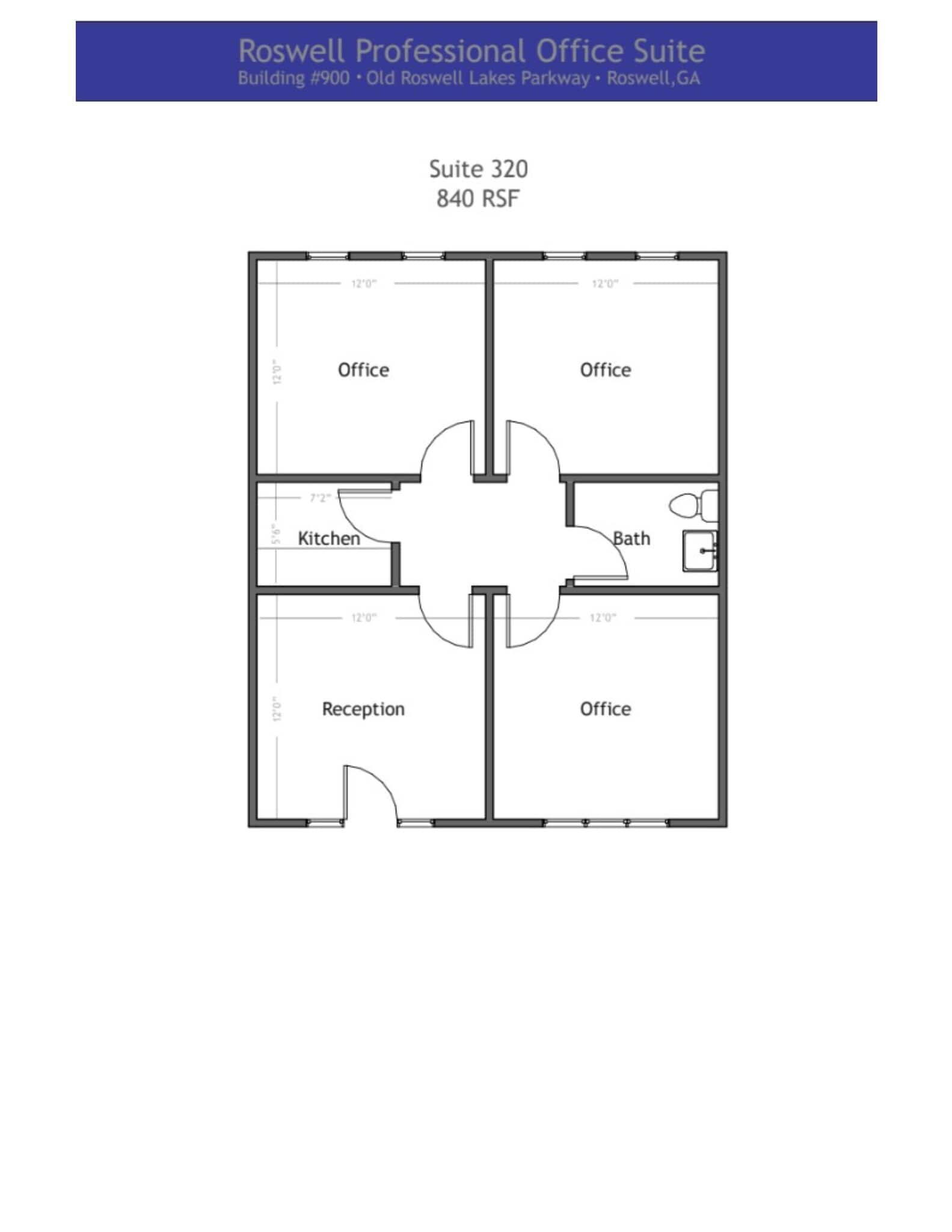 700 Old Roswell Lakes Pky, Roswell, GA à louer Plan de site– Image 1 sur 11
