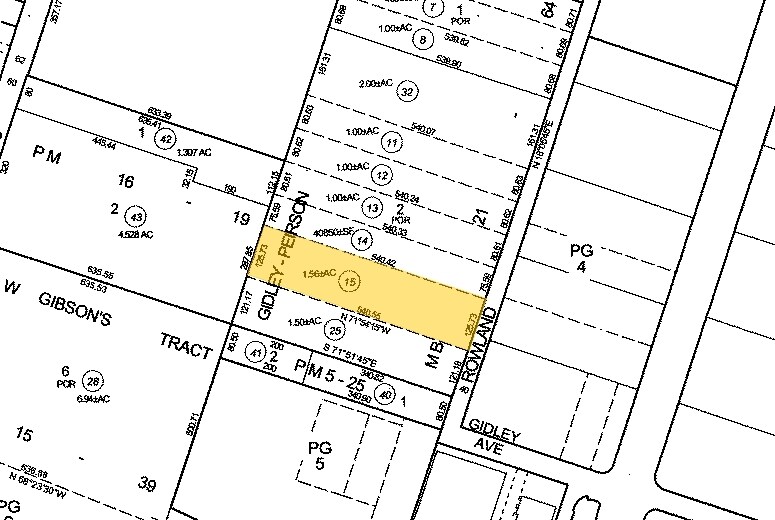 4323-4329 Rowland Ave, El Monte, CA à louer - Plan cadastral – Image 3 sur 3