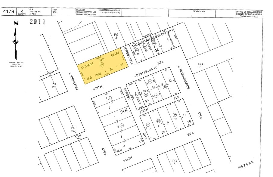 1300 Highland Ave, Manhattan Beach, CA à vendre - Plan cadastral – Image 2 sur 20
