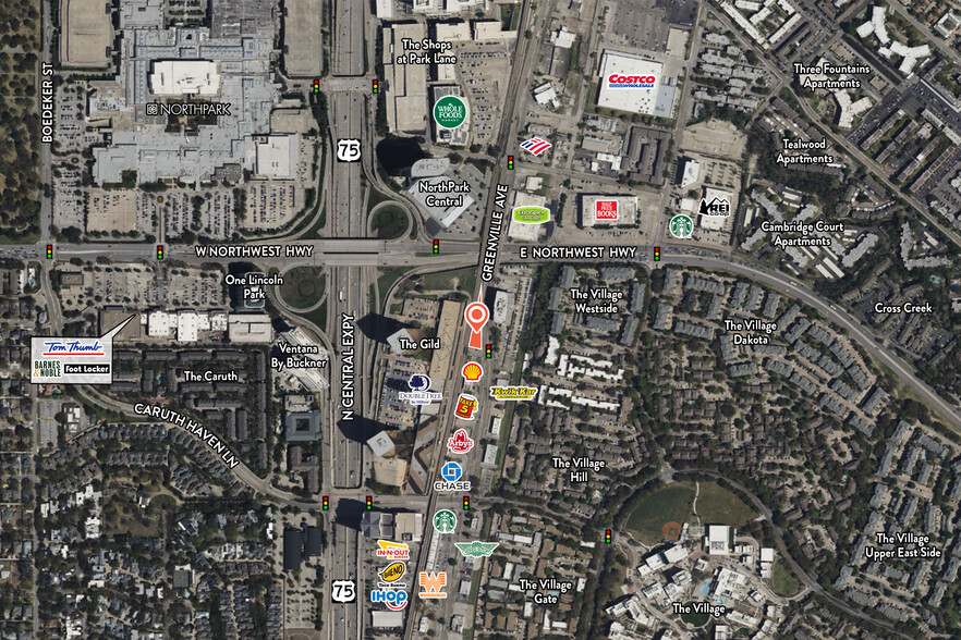 6501 Greenville Ave, Dallas, TX à louer - Aérien – Image 2 sur 2