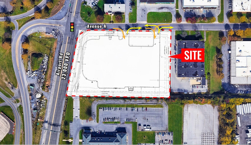 2940 Airport Rd A/K/A 2355 Ave, Bethlehem, PA à vendre - Aérien – Image 2 sur 4