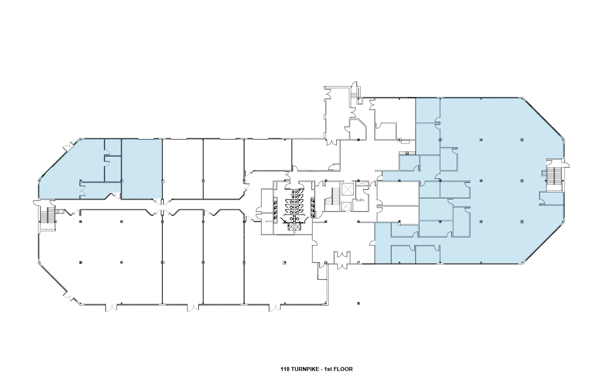 118 Turnpike Rd, Southborough, MA à louer Plan d’étage– Image 1 sur 1