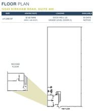 12245 Kirkham Rd, Poway, CA à louer Plan d’étage– Image 1 sur 1