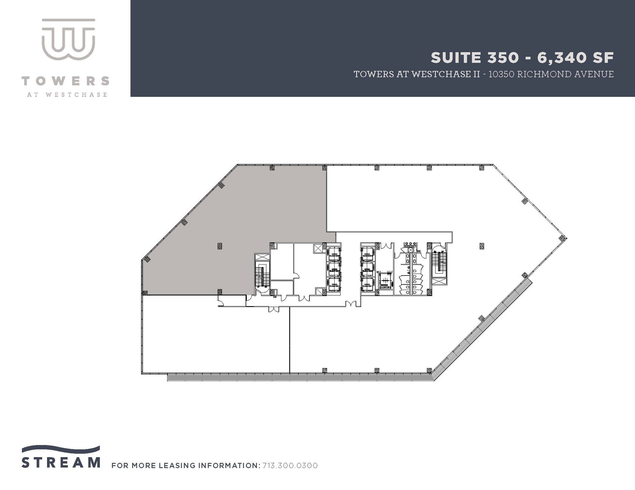 10350 Richmond Ave, Houston, TX à louer Plan d’étage– Image 1 sur 1
