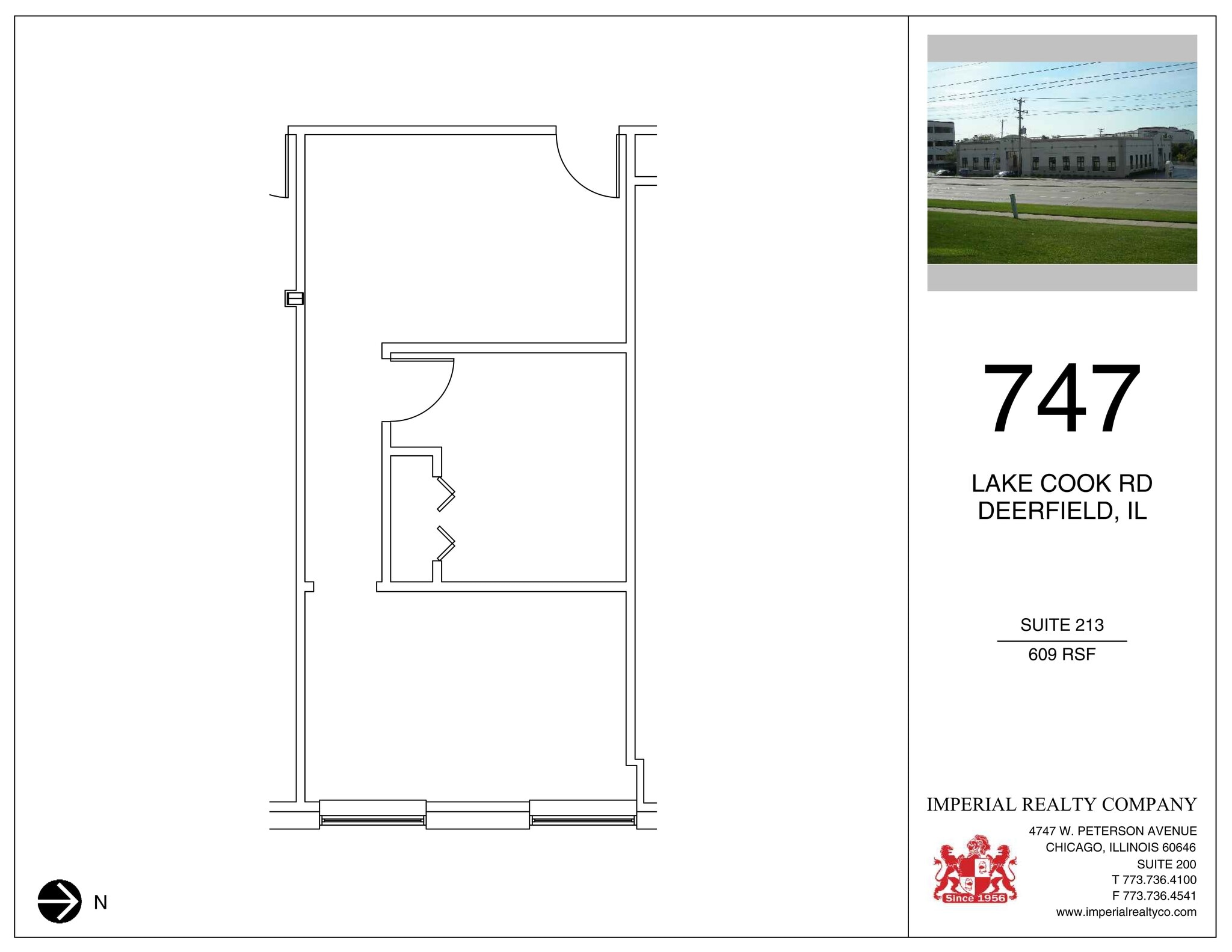 747 Lake Cook Rd, Deerfield, IL à louer Plan de site– Image 1 sur 6