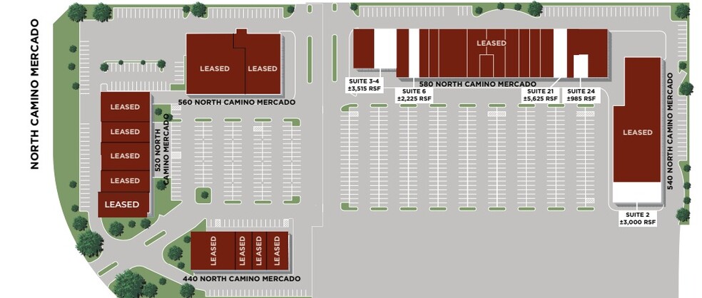 560-580 N Camino Mercado, Casa Grande, AZ à louer - Plan de site – Image 3 sur 3