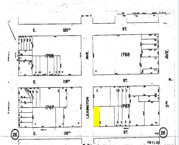 1901 Lexington Ave, New York, NY à louer - Plan cadastral – Image 2 sur 8