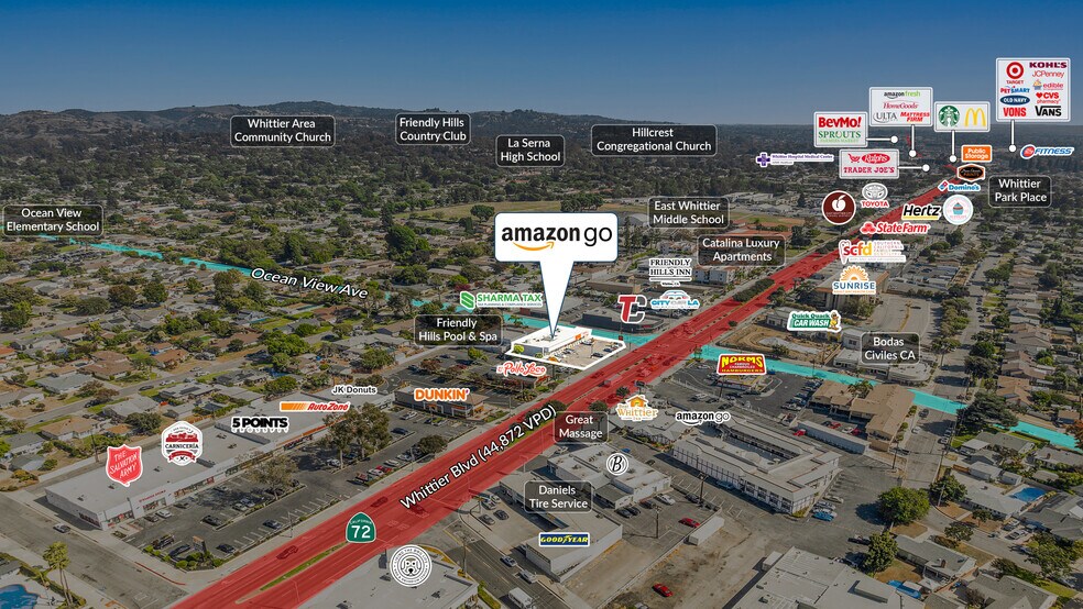 14249 Whittier Blvd, Whittier, CA à vendre - Photo de l’immeuble – Image 2 sur 5