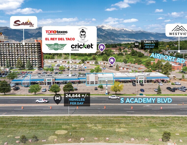 522-586 S Academy Blvd, Colorado Springs, CO à louer - Photo de l’immeuble – Image 1 sur 9