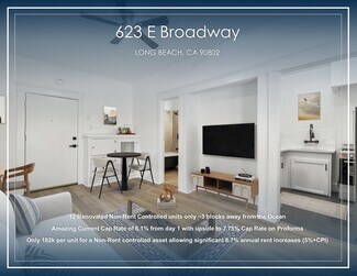 Plus de détails pour 623 E Broadway, Long Beach, CA - Logement à vendre