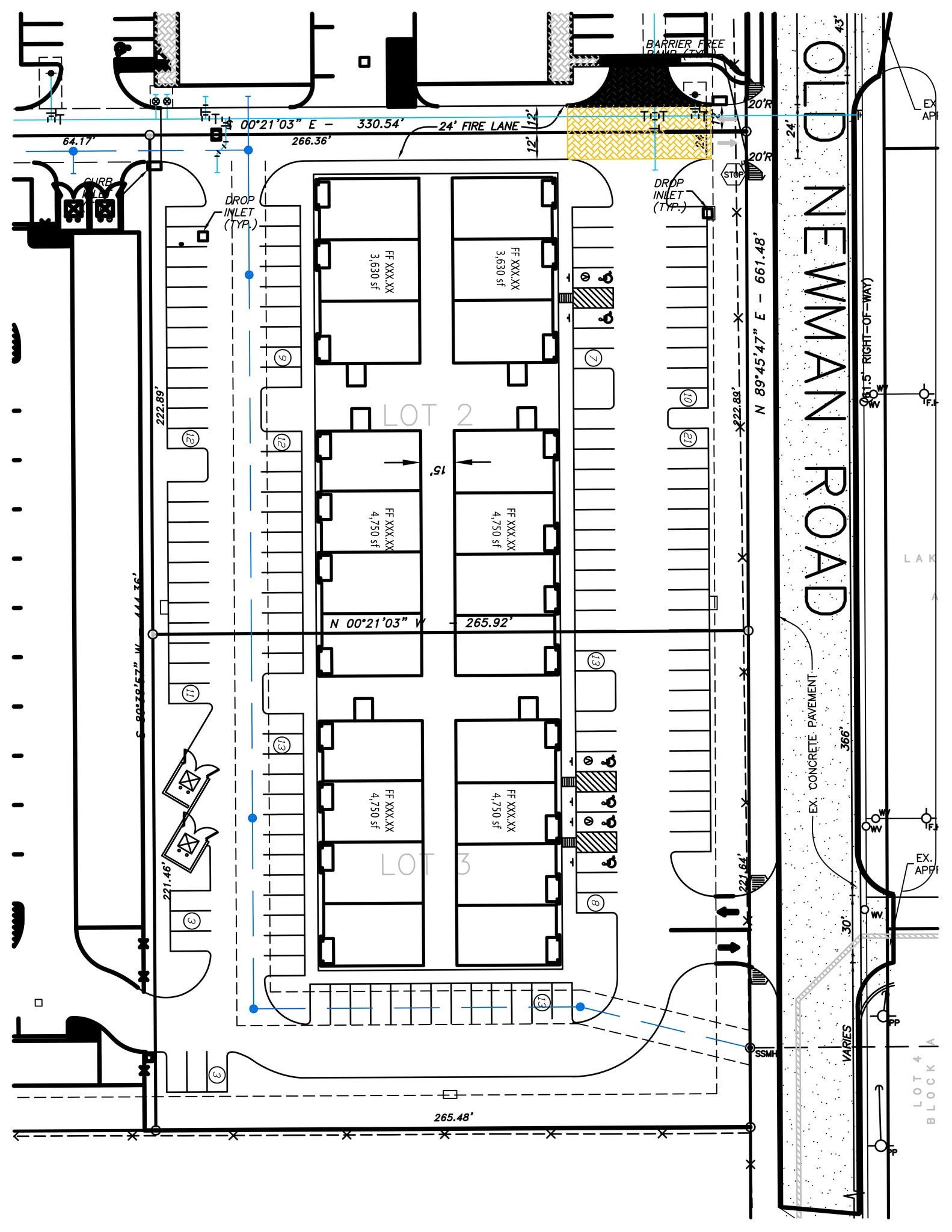 425 Old Newman Rd, Frisco, TX à louer Plan de site– Image 1 sur 18