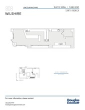 808 Wilshire Blvd, Santa Monica, CA à louer Plan d’étage– Image 1 sur 1