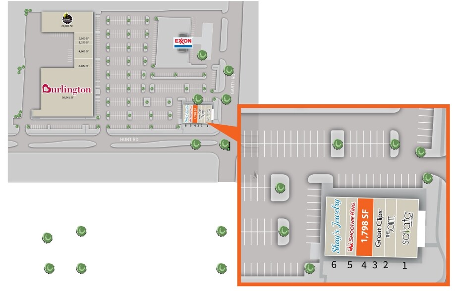 6503 Garth Rd, Baytown, TX à louer - Plan de site – Image 3 sur 5