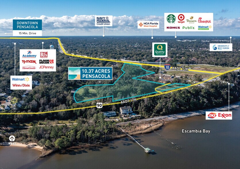 7575 Scenic Hwy, Pensacola, FL à vendre - Photo de l’immeuble – Image 1 sur 9