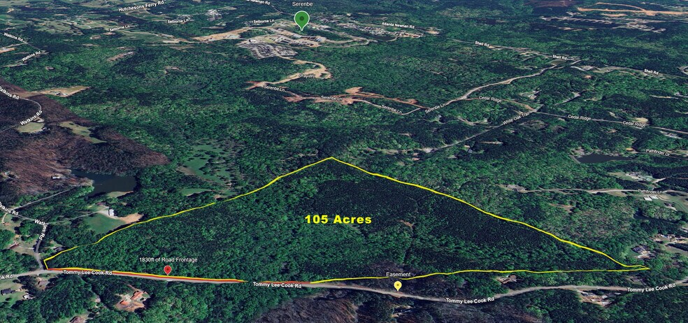 3201 Tommy Lee Cook Rd, Newnan, GA à vendre - Aérien – Image 1 sur 8