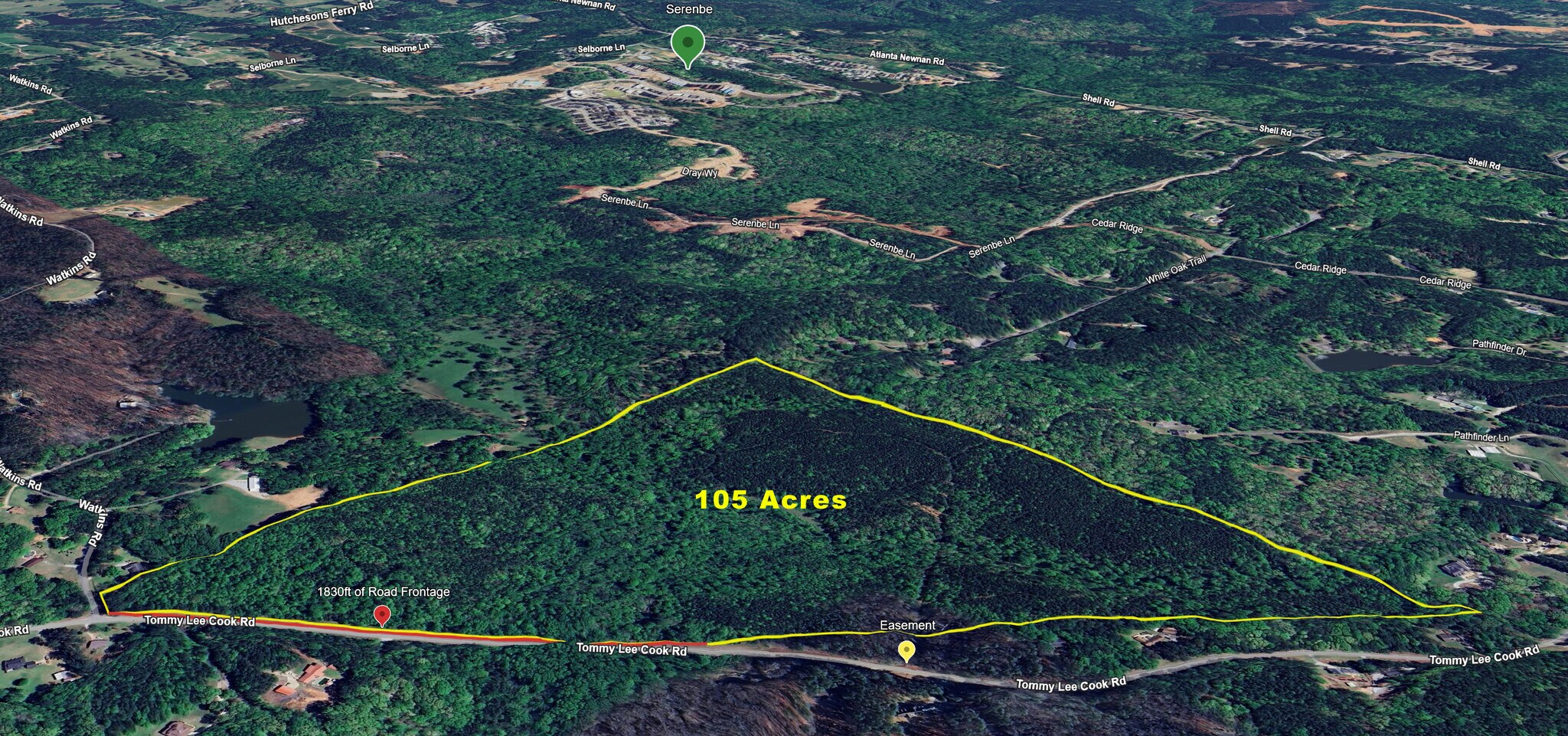 3201 Tommy Lee Cook Rd, Newnan, GA à vendre Aérien– Image 1 sur 9