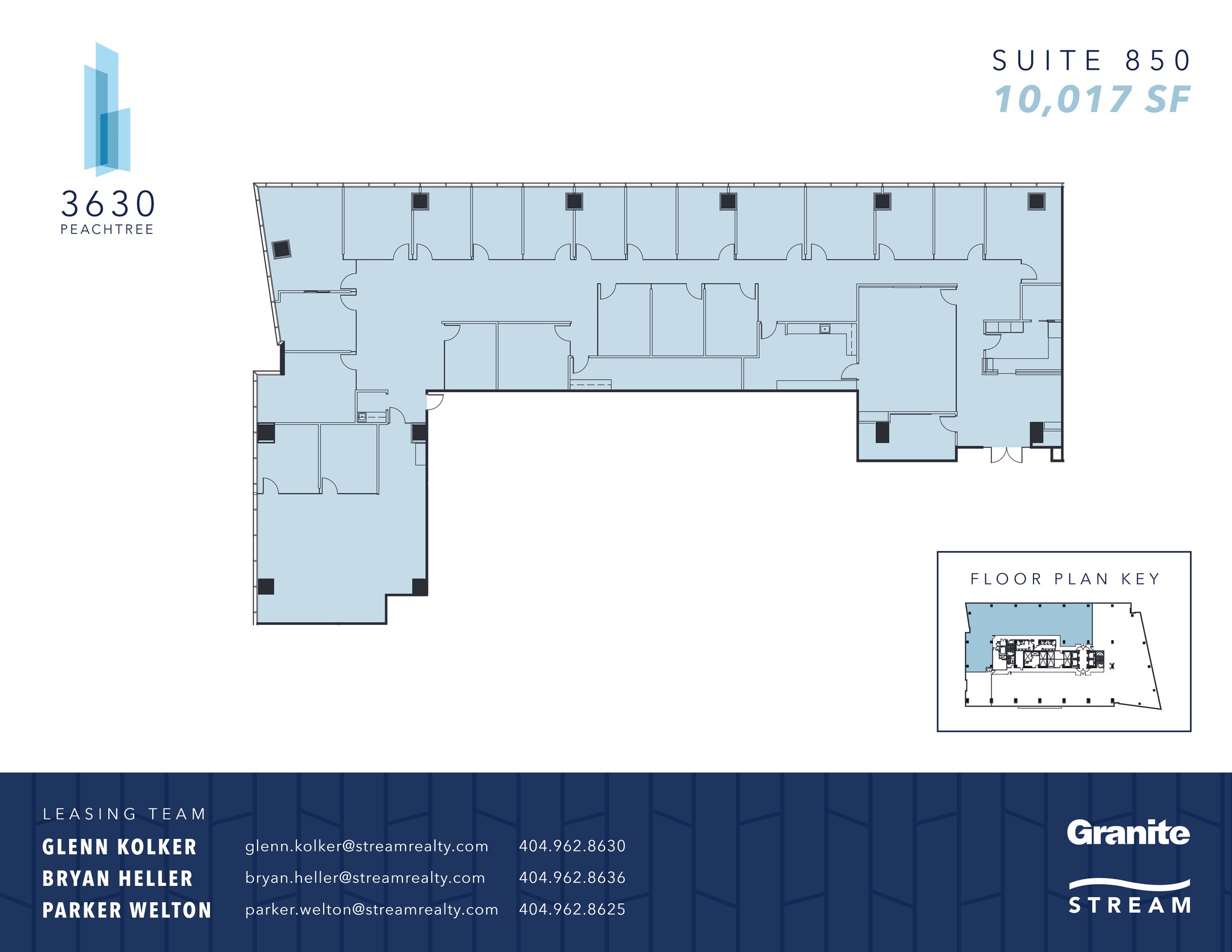 3630 Peachtree Rd NE, Atlanta, GA à louer Plan de site– Image 1 sur 4