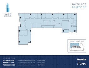 3630 Peachtree Rd NE, Atlanta, GA à louer Plan de site– Image 1 sur 4
