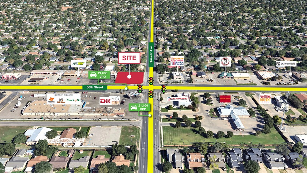 4402 50th St, Lubbock, TX à vendre - Photo principale – Image 1 sur 3